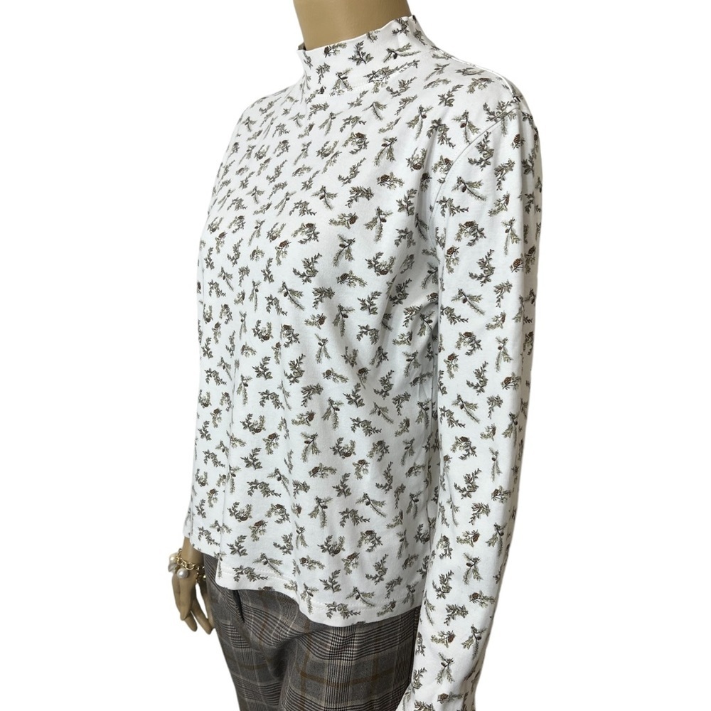 🔥🔥Croft & Barrow Lady Cotton Turtle Neck Sweater Shirt Petite Small☑️ - Picture 4 of 7